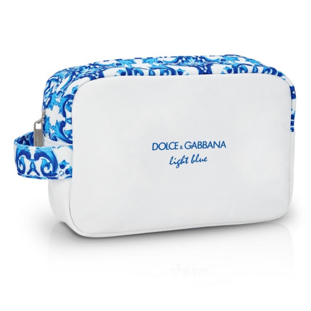 Dolce & Gabbana White and Blue Patterned Bag - Picture 1 of 1